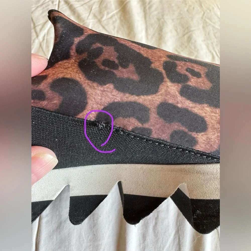 Dolce & Gabbana Ibiza Leopard Print‎ Slip On Sneakers, Size 6.5, EU 37